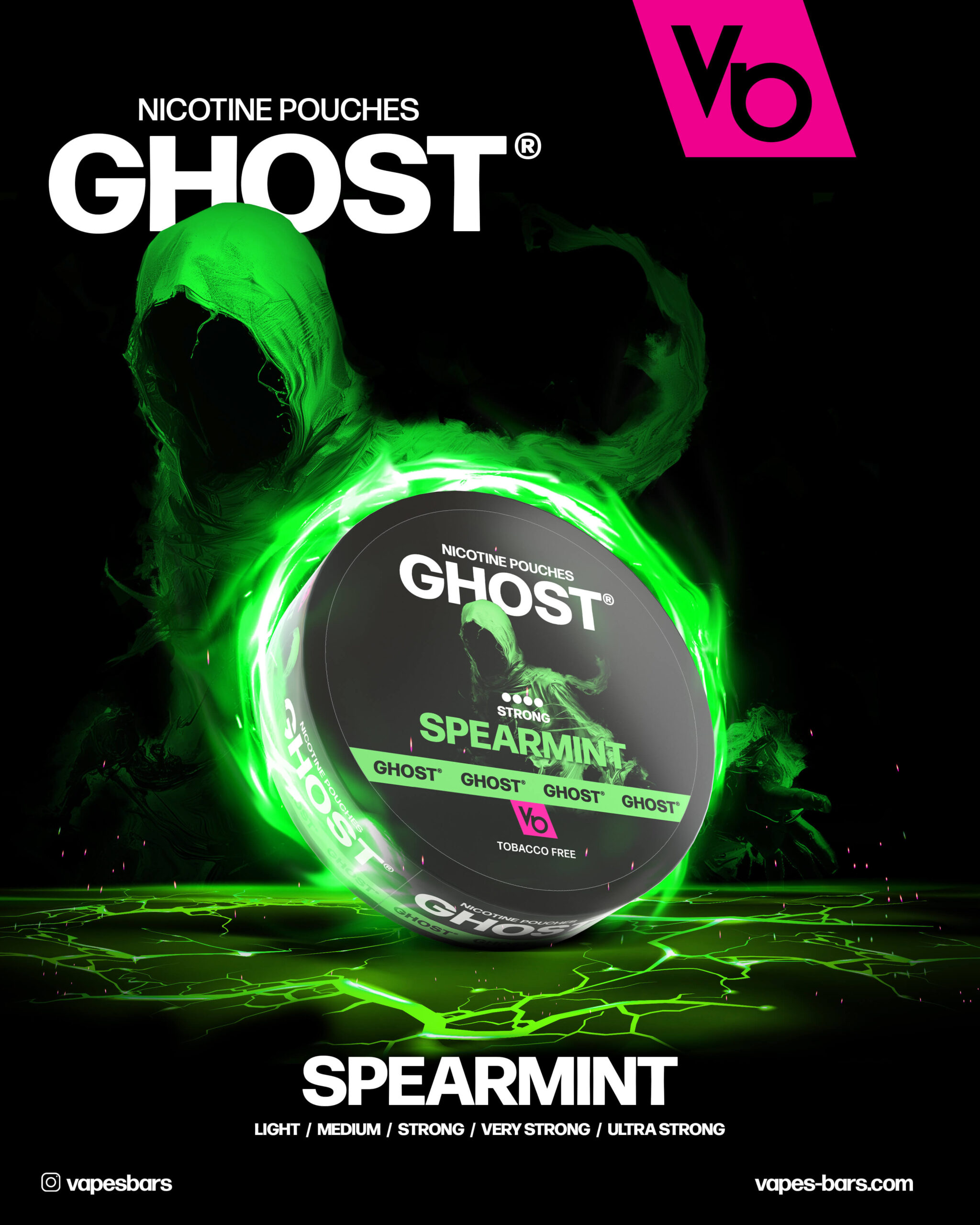 GHOST Nicotine Pouches 6MG (Light) 20pcs/pack - Image 8