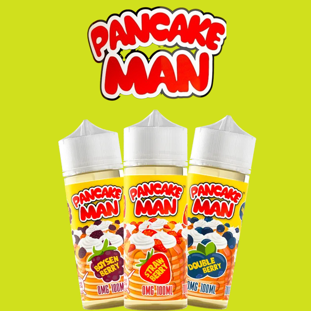Pancake Man 100ml E-Liquid Shortfill 70/30 VG/PG - Image 2