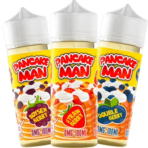 Pancake Man 100ml E-Liquid Shortfill 70/30 VG/PG