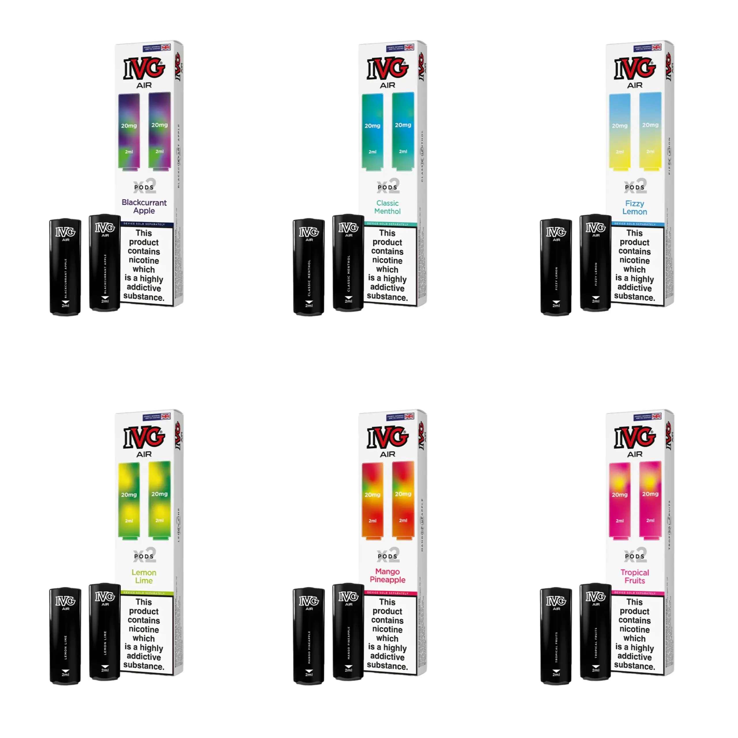 IVG Air Prefilled Pods 2pcs/pack - Image 2
