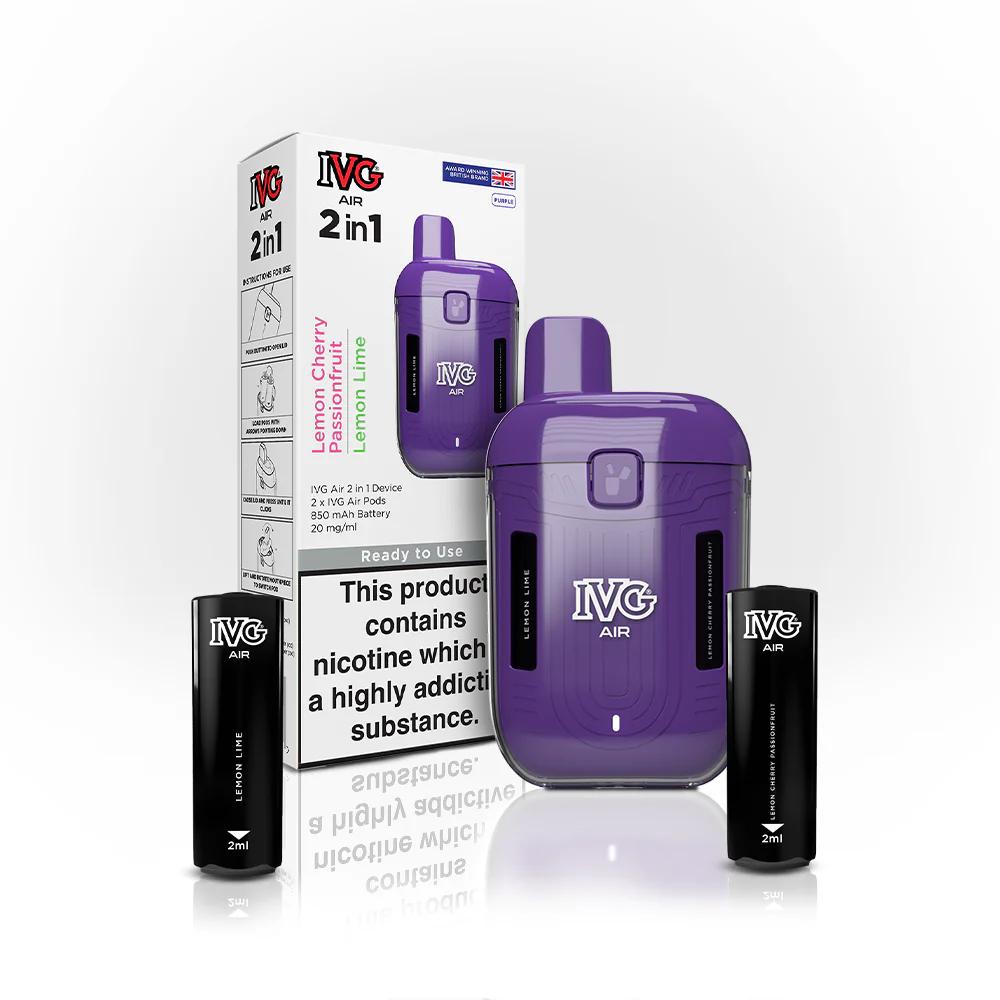 IVG Air 2-in-1 Prefilled Pod Vape Kit - Image 2