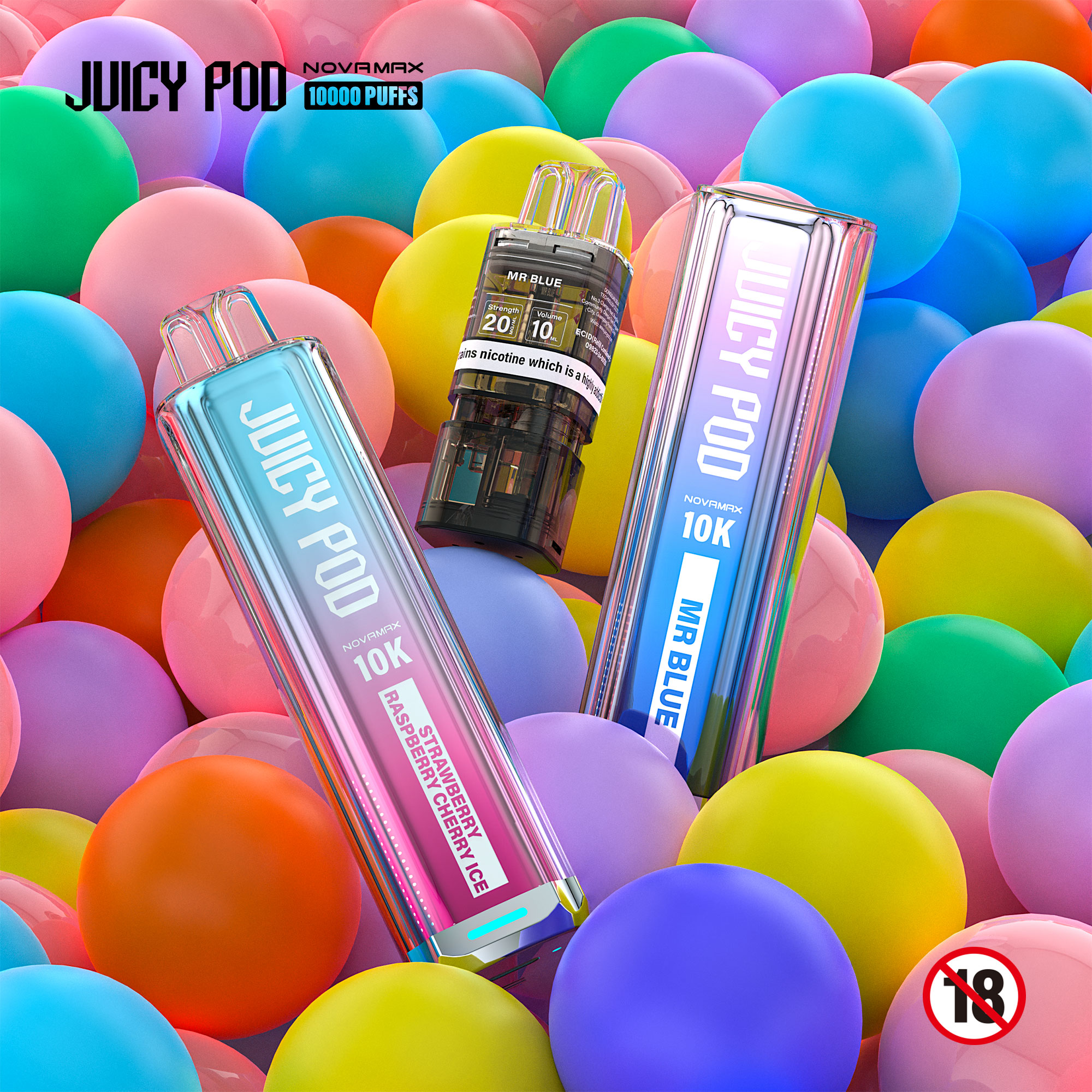 Juicy Pod Novamax 10K Prefilled Pod Vape Kit - Image 2