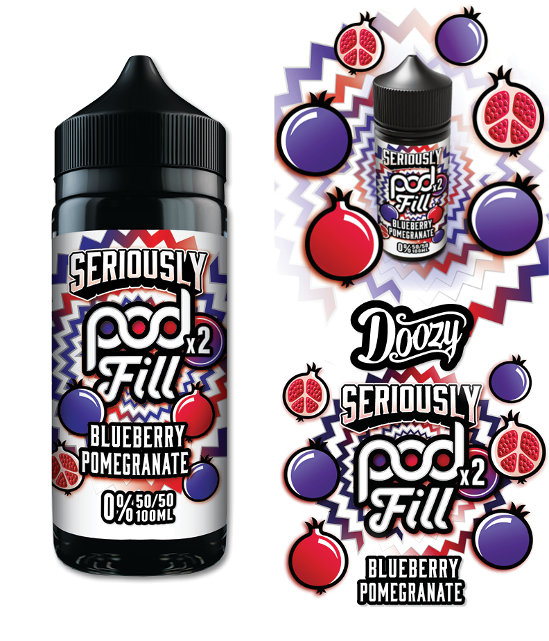 Seriously Pod Fill X2 by Doozy 120ml 50/50 E-Liquid Shortfill - Image 7