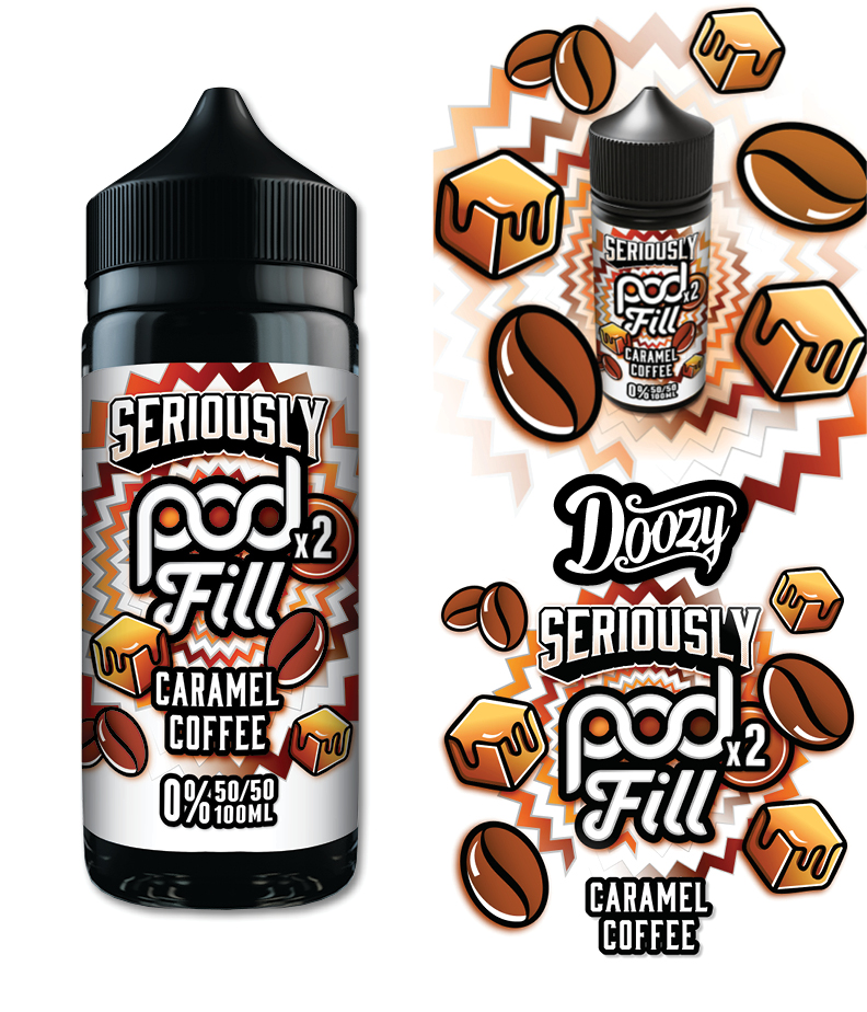 Seriously Pod Fill X2 by Doozy 120ml 50/50 E-Liquid Shortfill - Image 2
