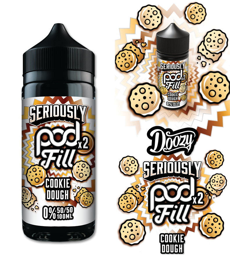 Seriously Pod Fill X2 by Doozy 120ml 50/50 E-Liquid Shortfill - Image 9