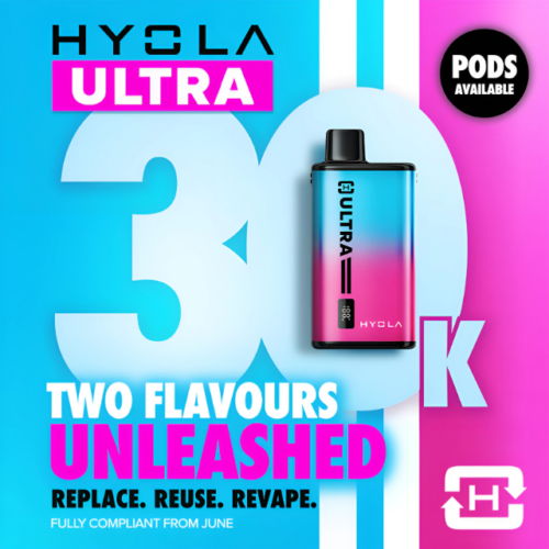Alternative view of Hyola Ultra 30K Vape Kit – 30000 Puffs | 20mg