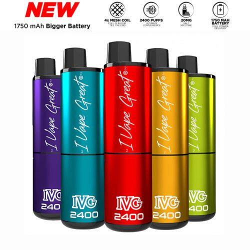IVG 2400 Rechargeable Vape Kit - 4 in 1 Pod System
