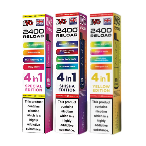 Alternative view of IVG 2400 RELOAD 4-in-1 Multi Flavour Prefilled Pods