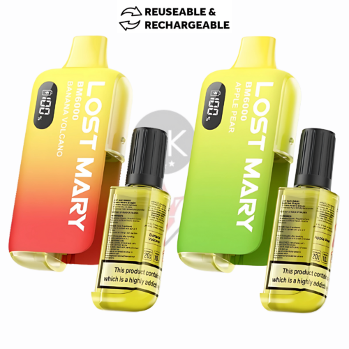 Lost Mary BM6000 Pod Kit – Rechargeable Refillable Vape | 6000 Puffs