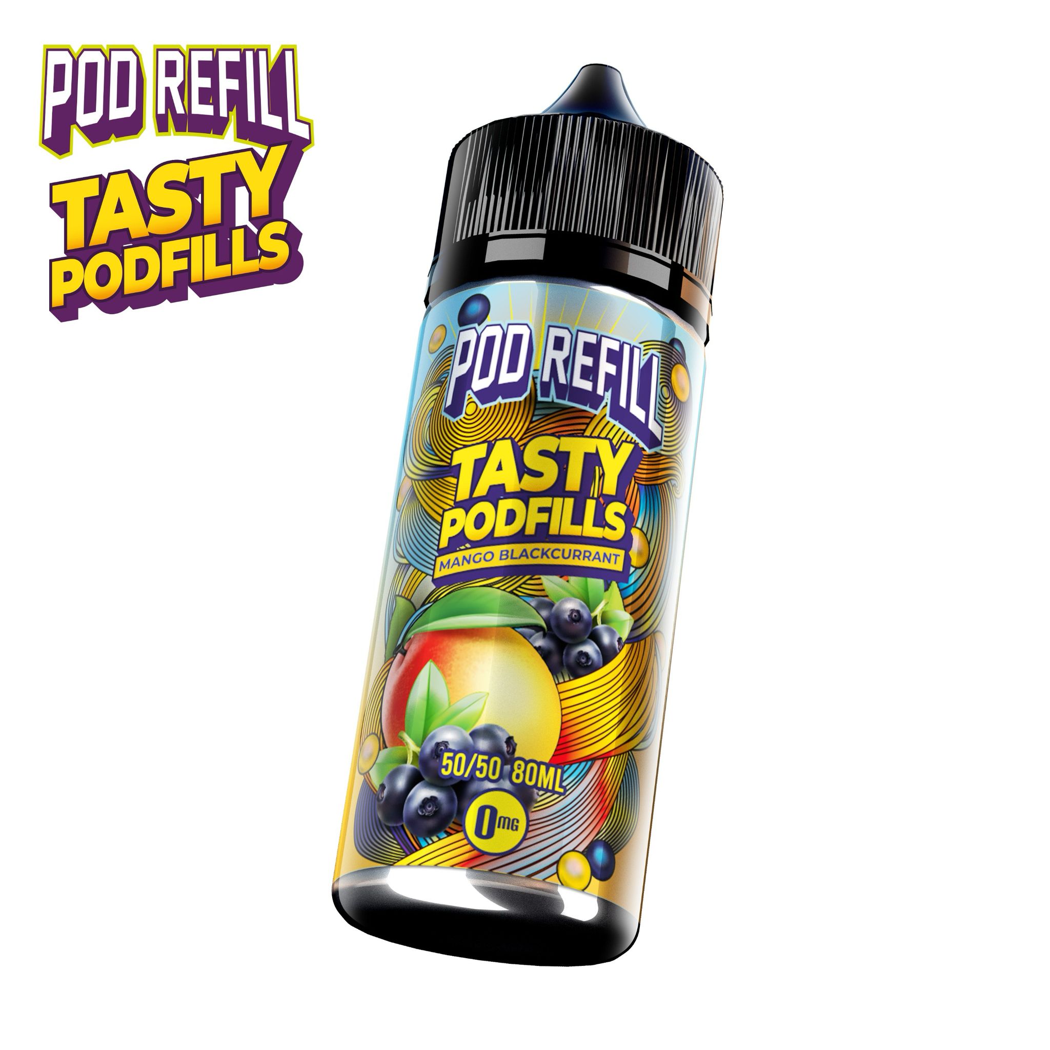 Pod Refill by Tasty Podfill 100ml 50/50 VG/PG E-Liquid Shortfill - Image 3
