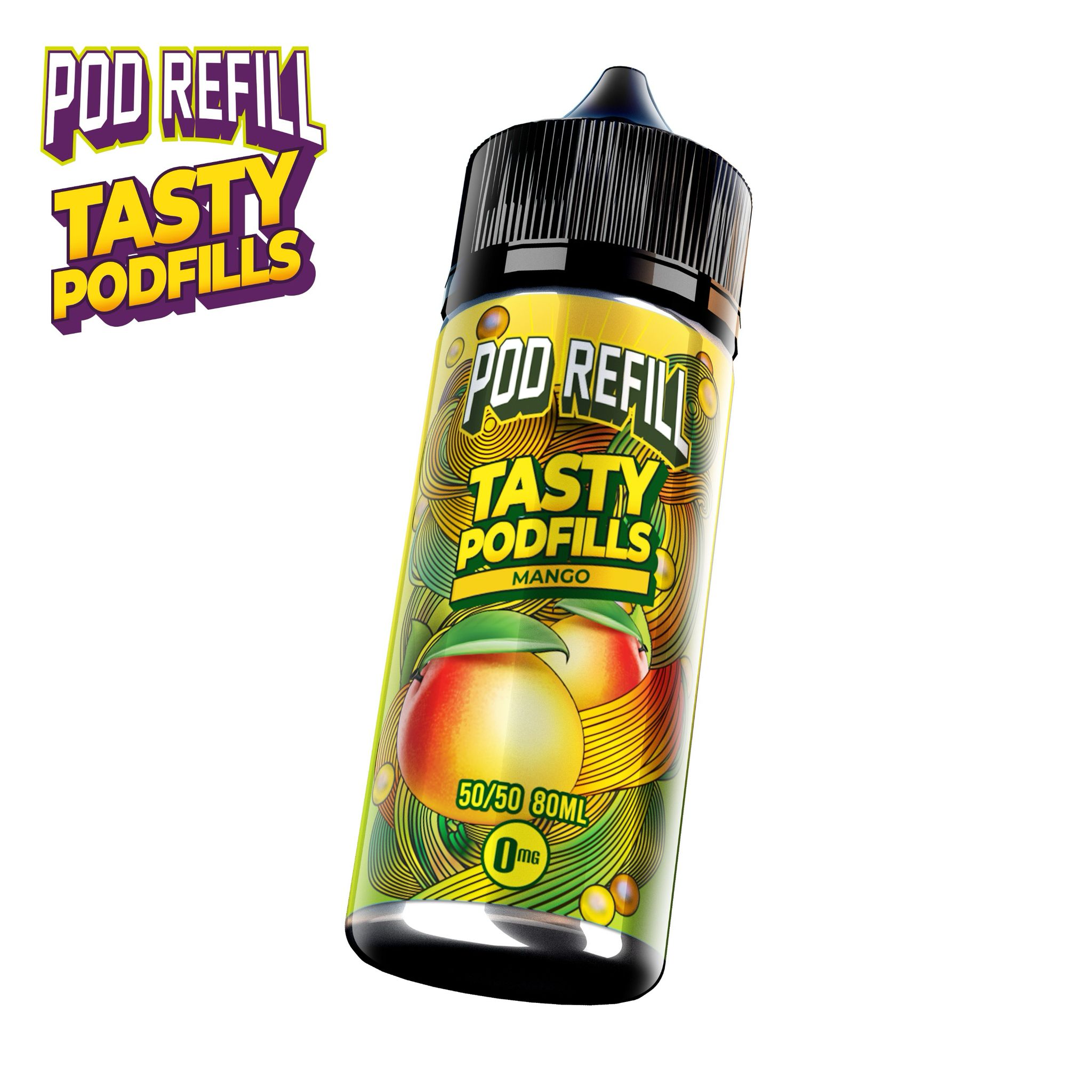 Pod Refill by Tasty Podfill 100ml 50/50 VG/PG E-Liquid Shortfill - Image 4