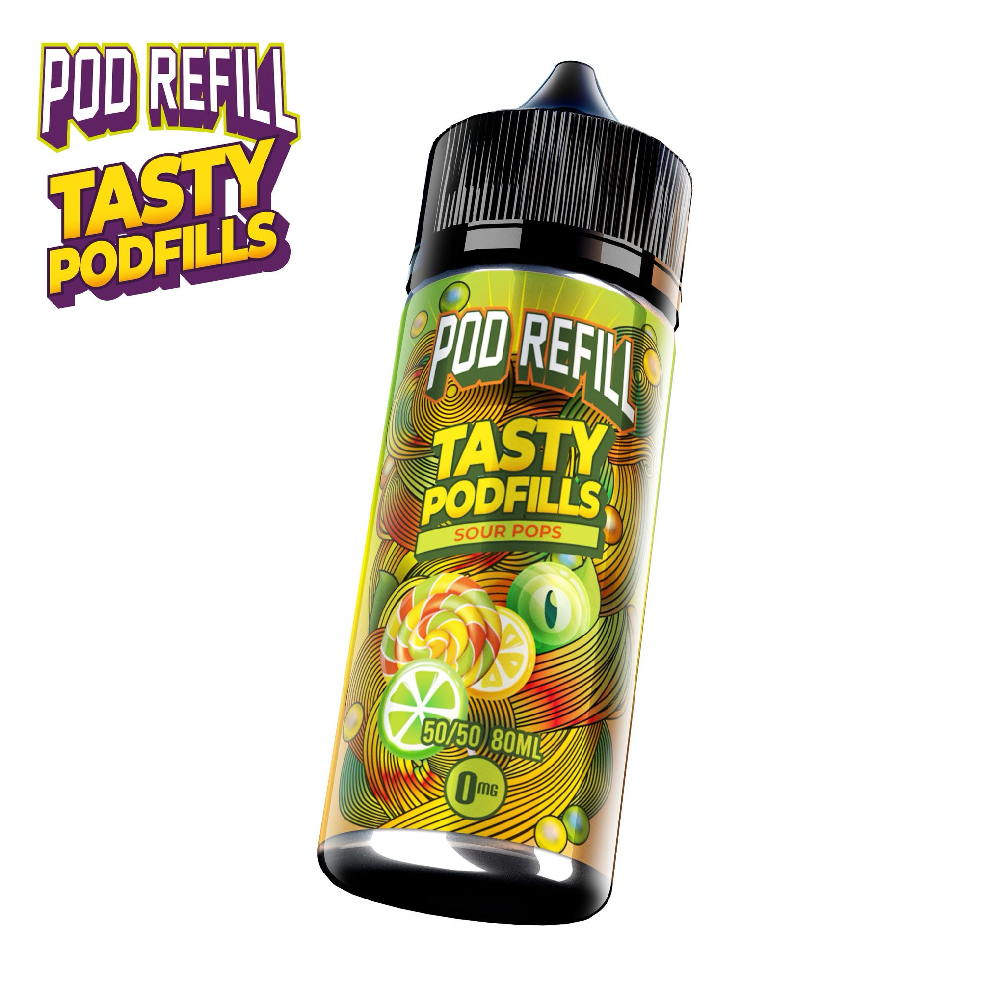 Pod Refill by Tasty Podfill 100ml 50/50 VG/PG E-Liquid Shortfill - Image 11