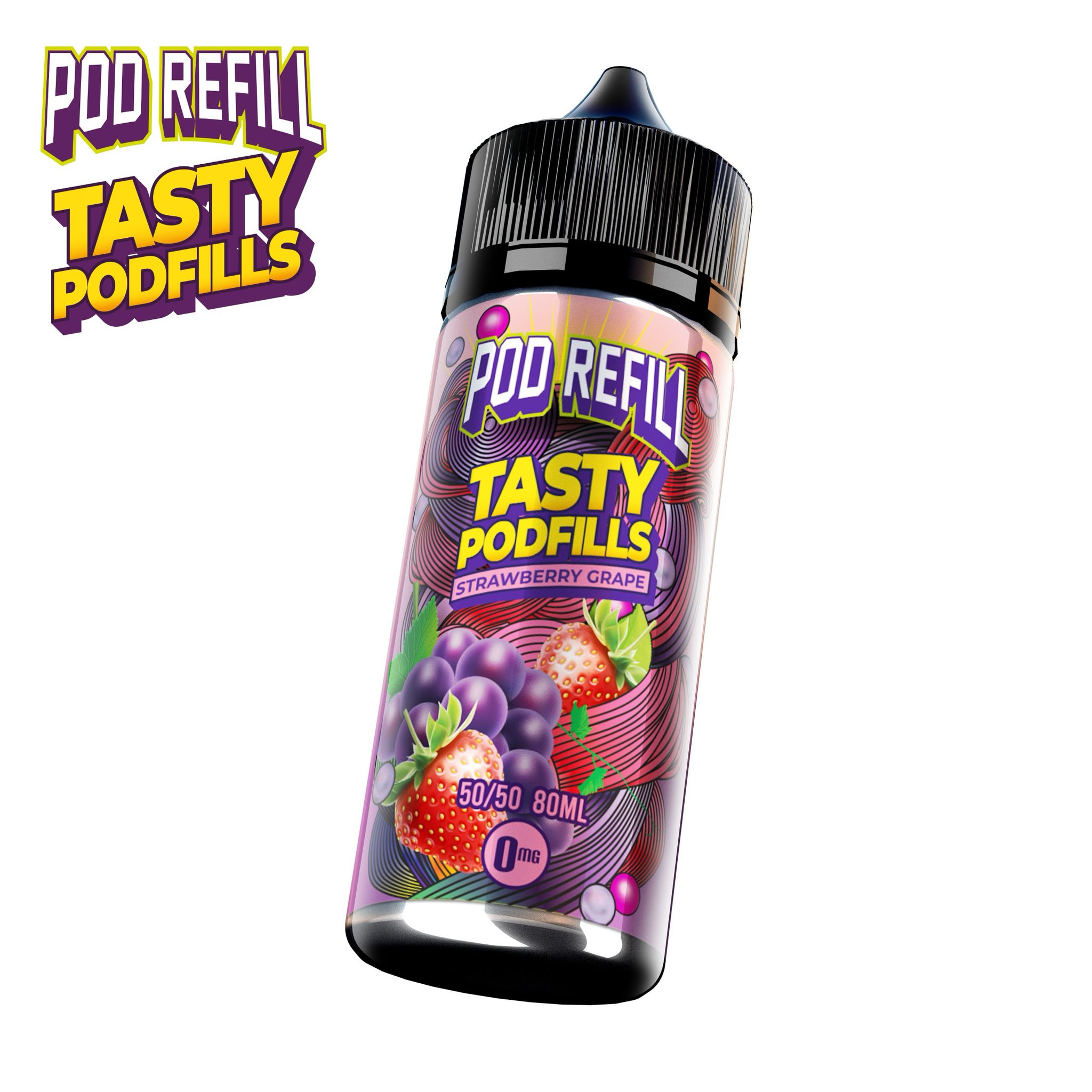 Pod Refill by Tasty Podfill 100ml 50/50 VG/PG E-Liquid Shortfill - Image 5