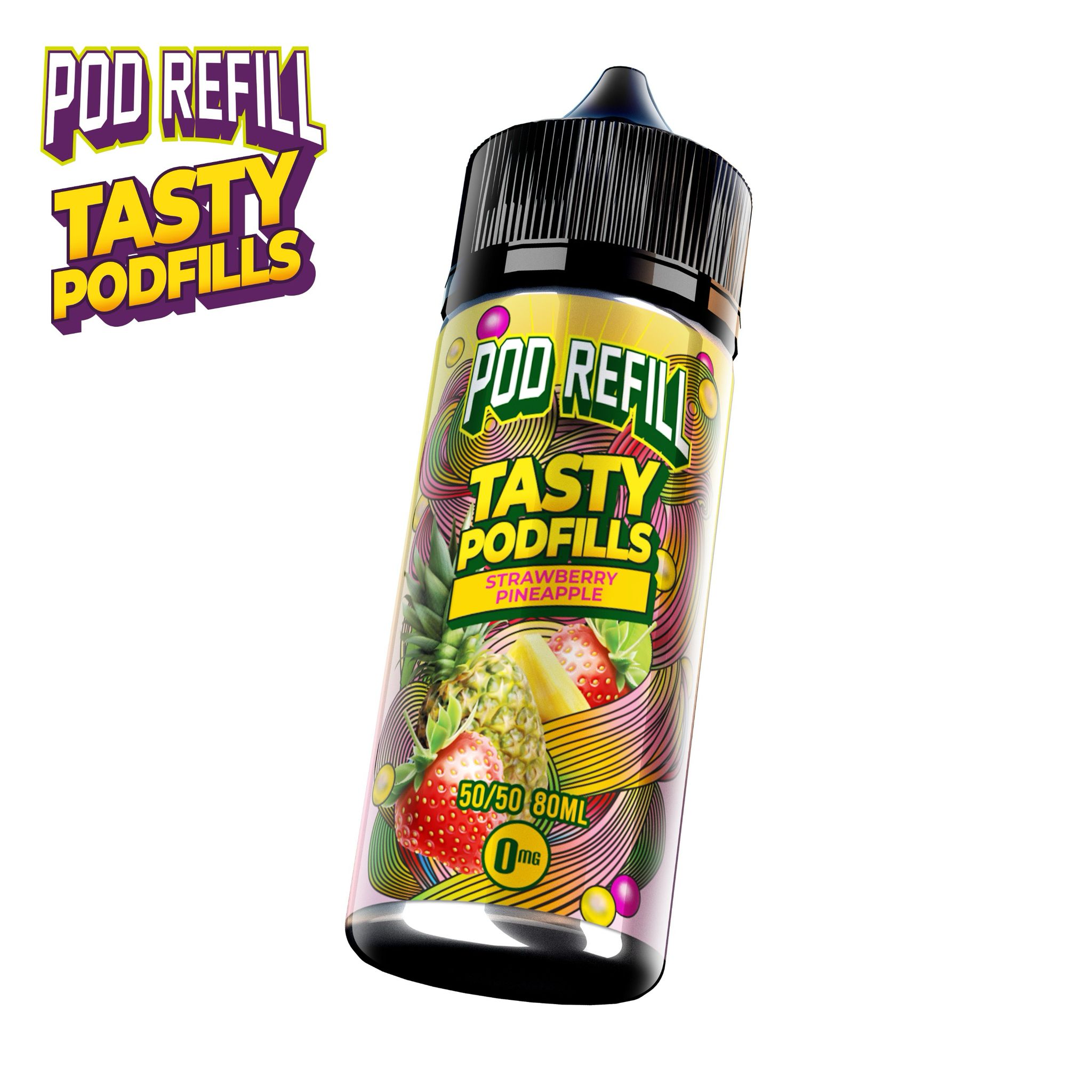 Pod Refill by Tasty Podfill 100ml 50/50 VG/PG E-Liquid Shortfill - Image 9