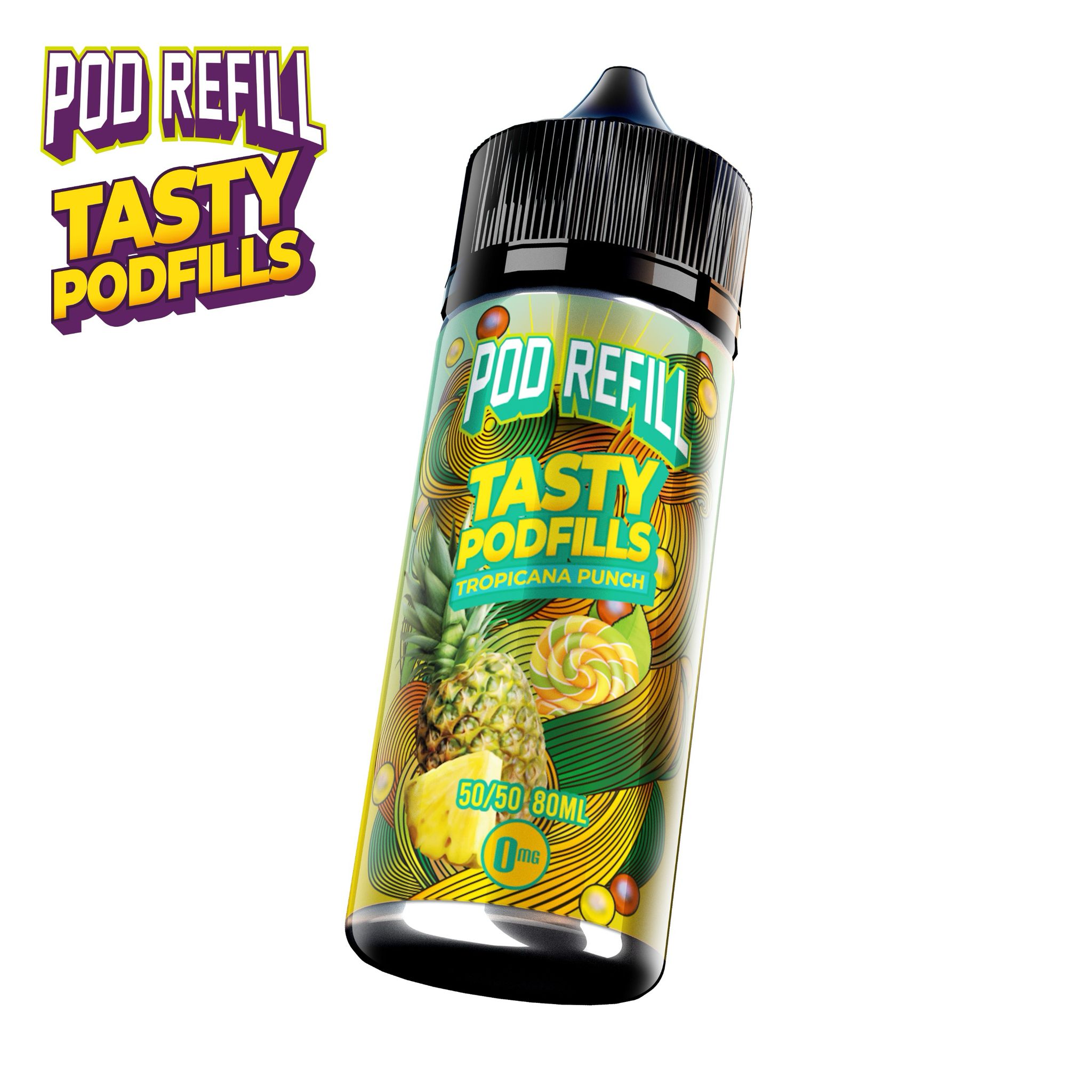 Pod Refill by Tasty Podfill 100ml 50/50 VG/PG E-Liquid Shortfill - Image 7