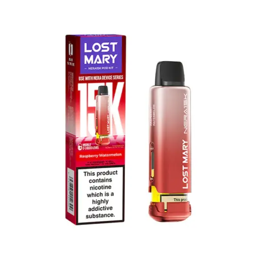 Alternative view of Lost Mary Nera Fullview Pod + Refill Container – 2ml Pod + 10ml Auto-Refill