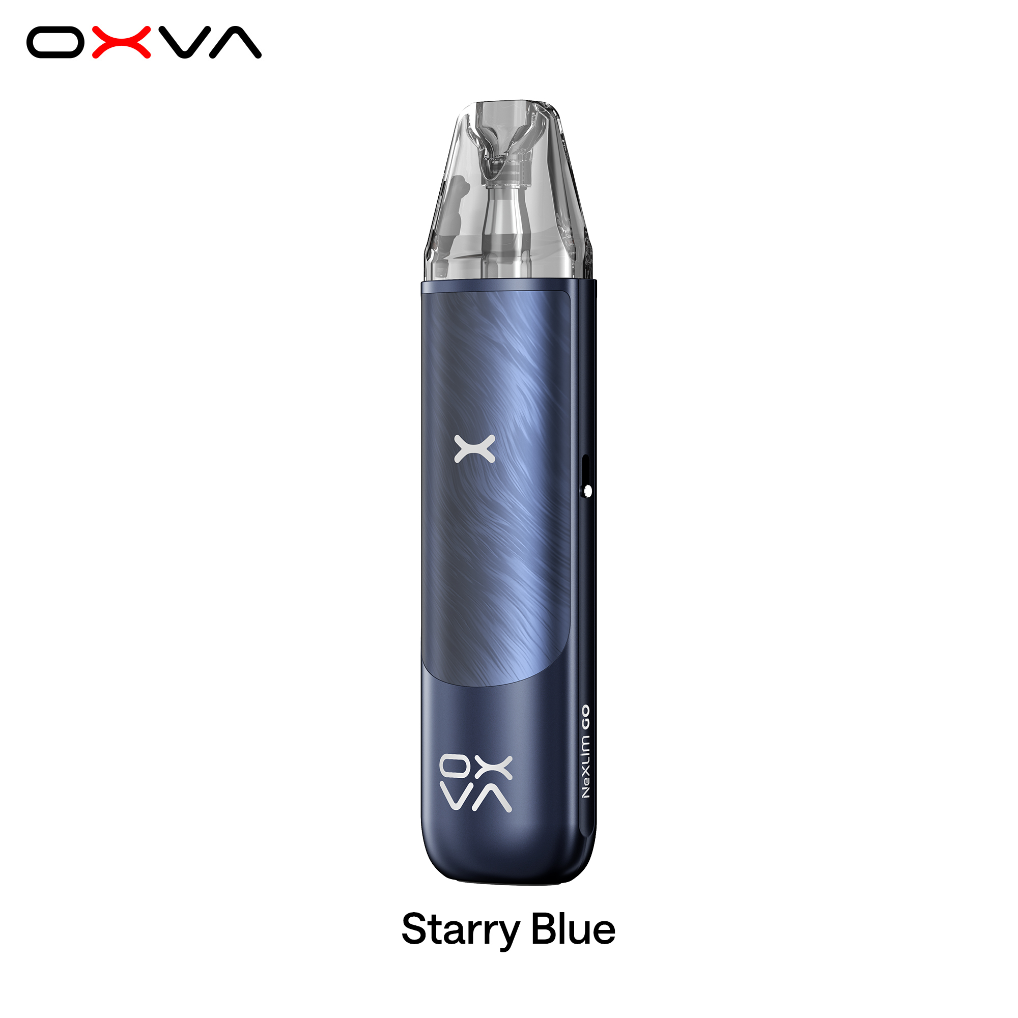 Side View of OXVA NeXlim Go Pod Kit – Boost and Eco Modes