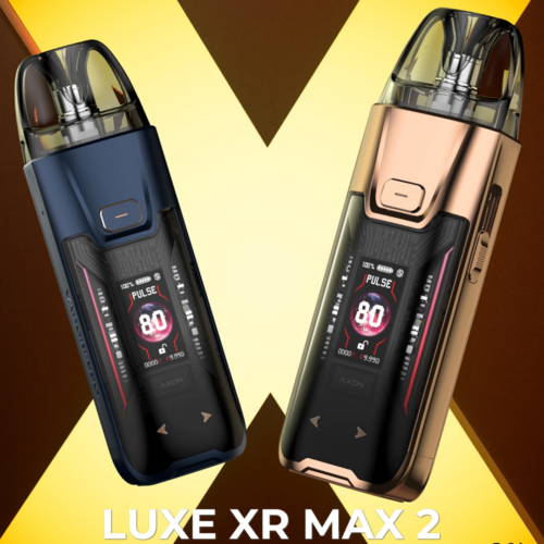 Vaporesso LUXE XR Max 2 Pod Vape Kit – Front View with Display