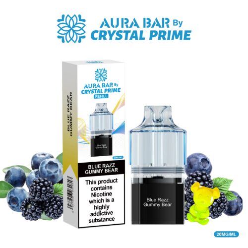 Crystal Prime Aura Bar 10K prefilled pod