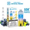 Crystal Prime Aura Bar 10K prefilled vape device